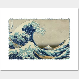 The Great Wave by Katsushika Hokusai Posters and Art